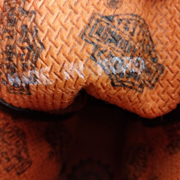 HARLEY DAVIDSON Leather Motorcycle Boots Mid Calf Combat Patch Women's 6.5 - Picture 14 of 15